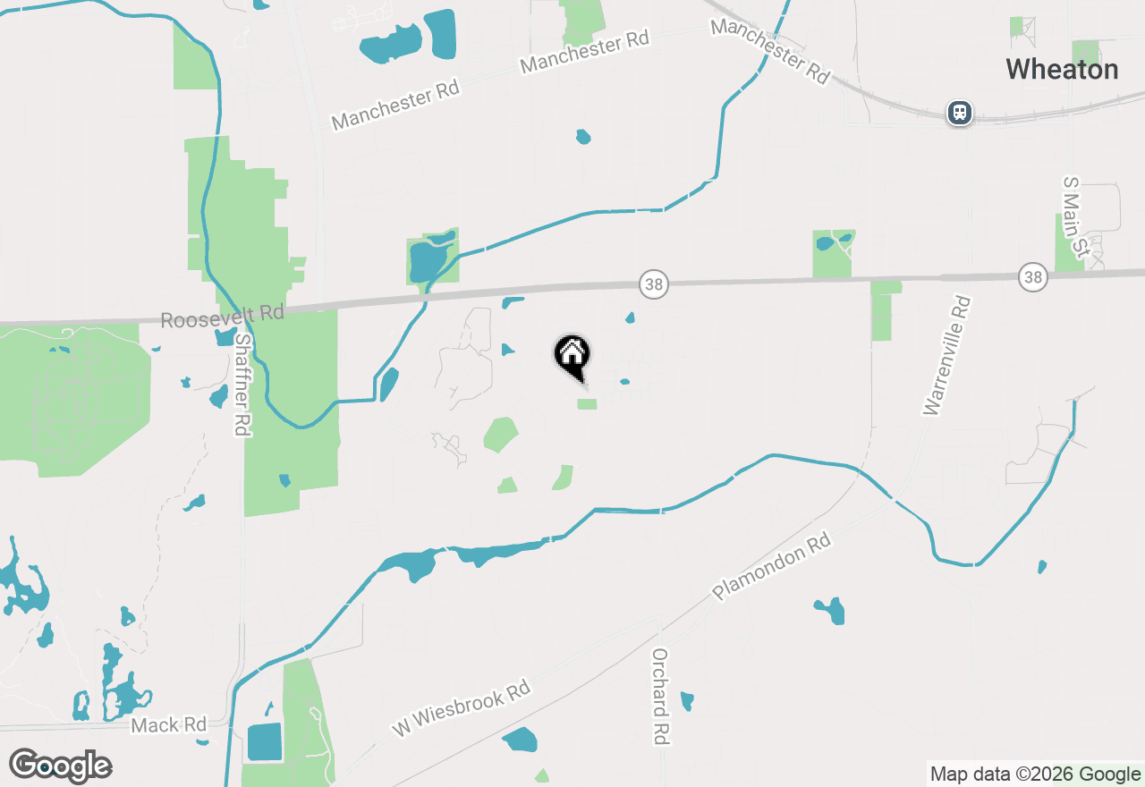 Map of (Address confidential), Wheaton, Illinois 60189