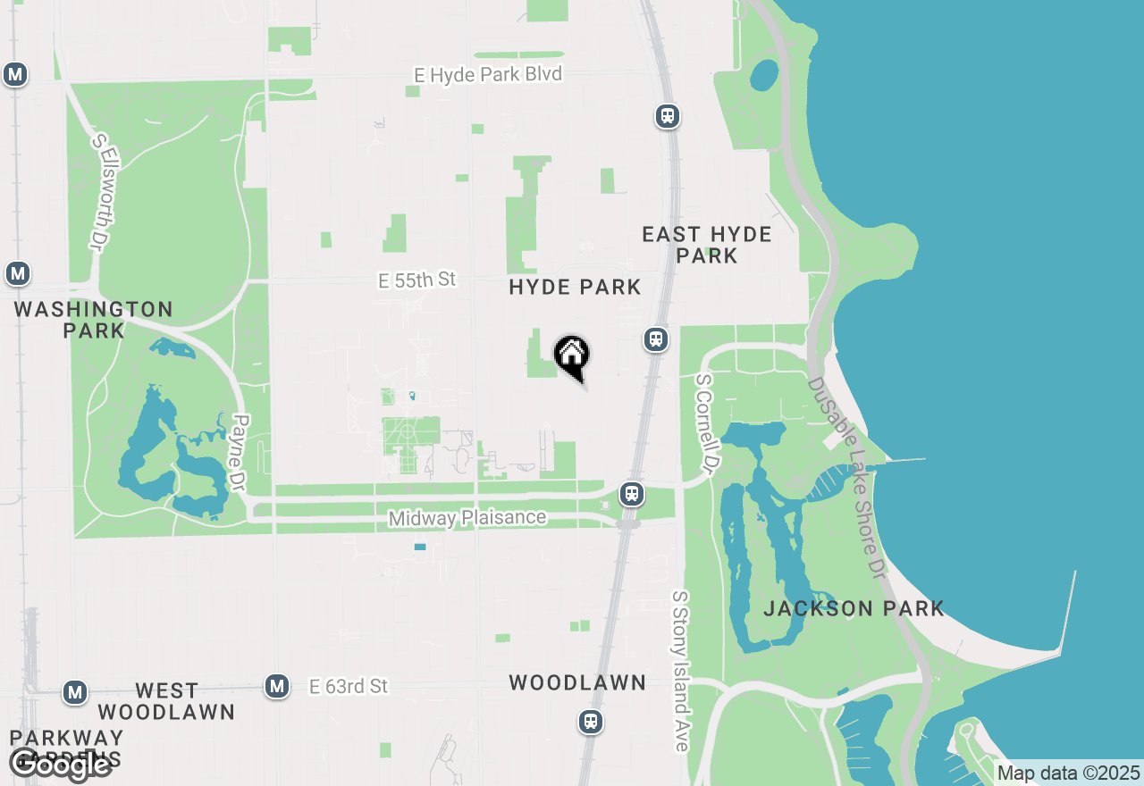 Map of 5712 S Dorchester Avenue #3, Chicago, IL 60637