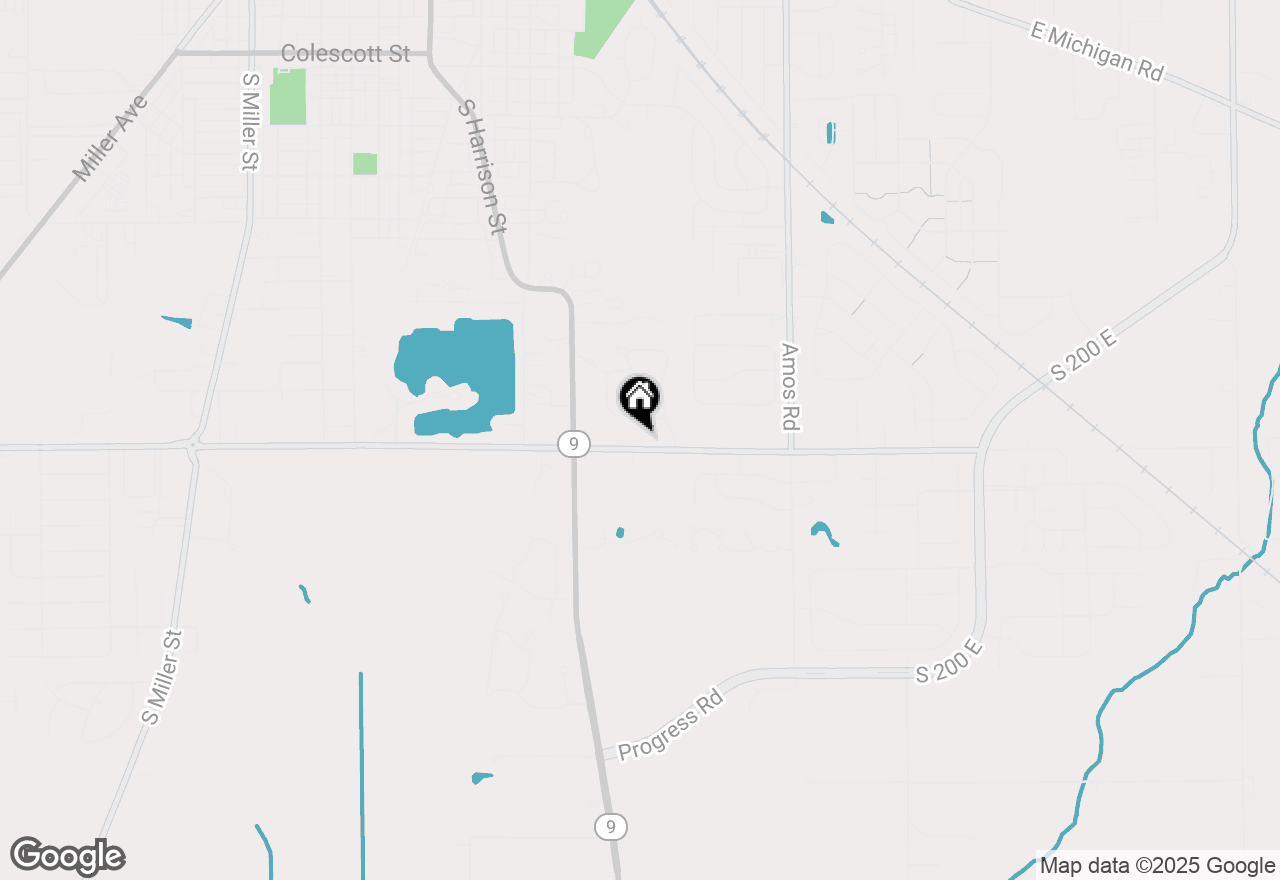 Map of 526 E Mckay Road, Shelbyville, IN 46176