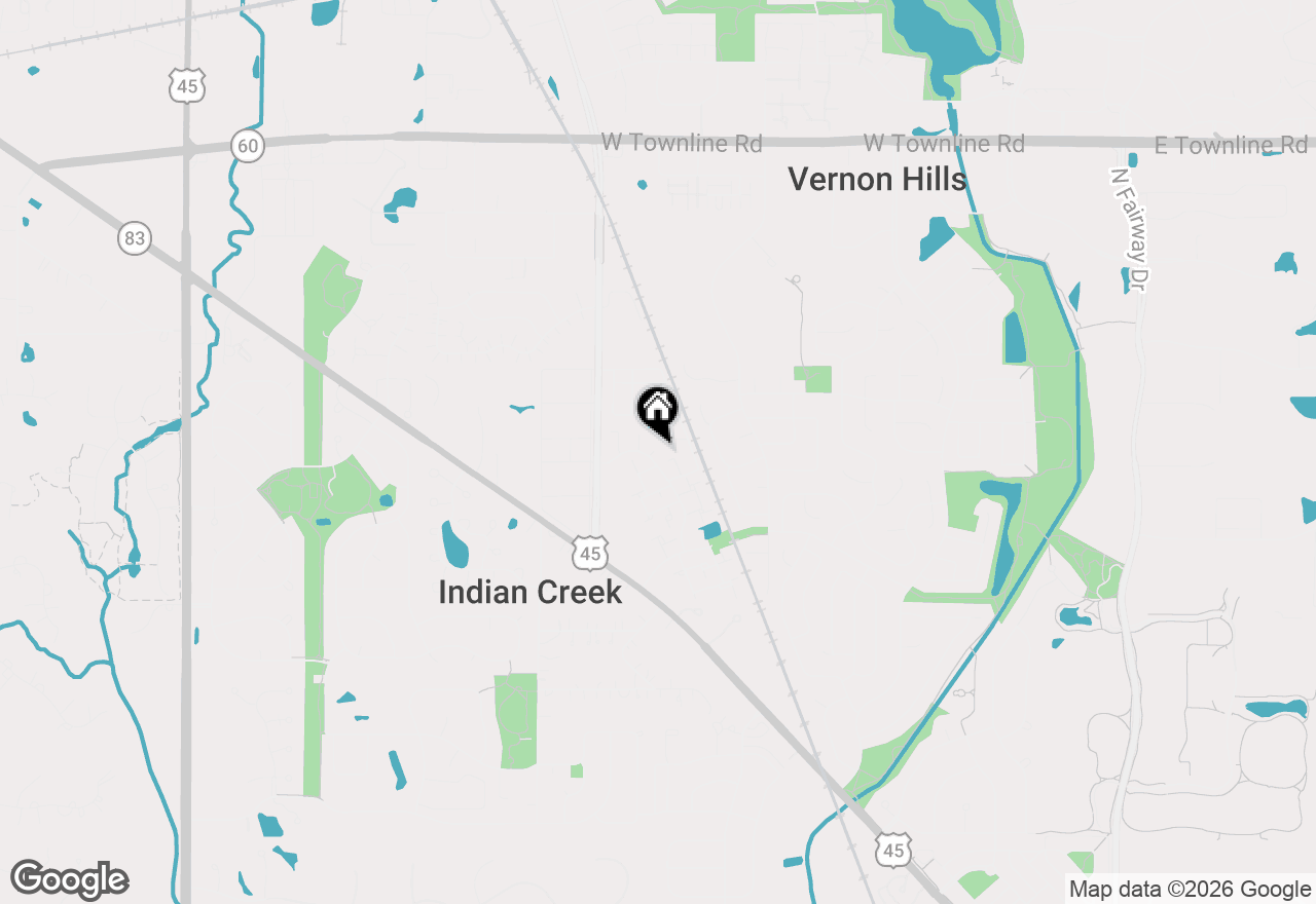 Map of 304 Creekside Court #304, Vernon Hills, IL 60061