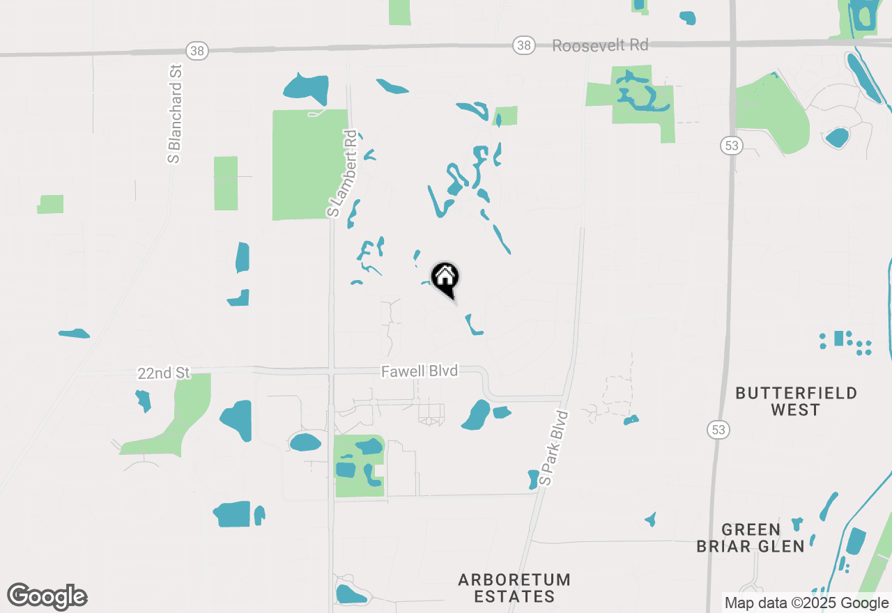 Map of 464 Raintree Court #1B, Glen Ellyn, IL 60137