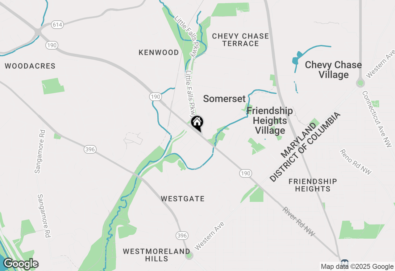 Map of 5020 River Road, Bethesda, MD 20816