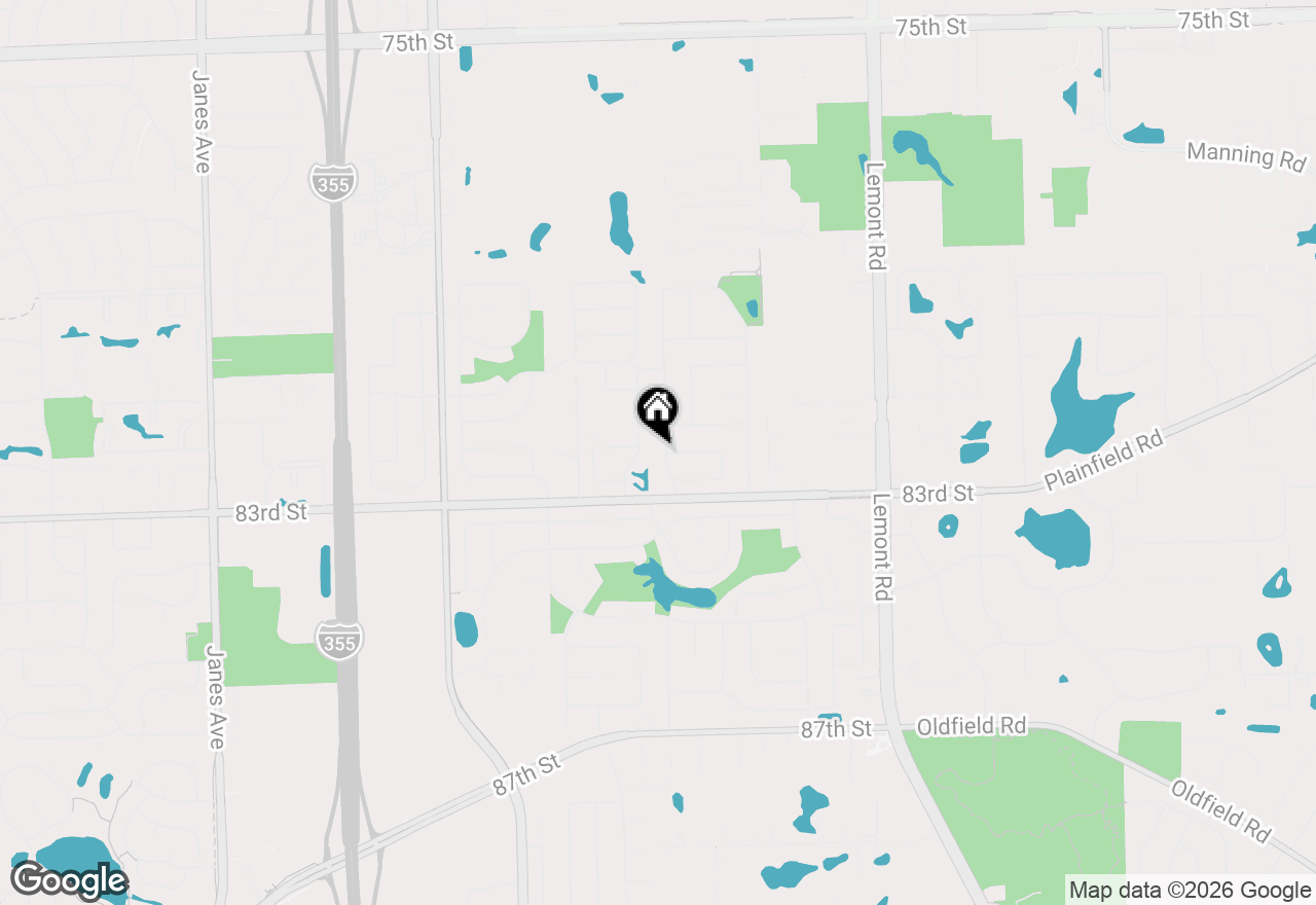 Map of 8248 Middlebury Avenue, Woodridge, IL 60517