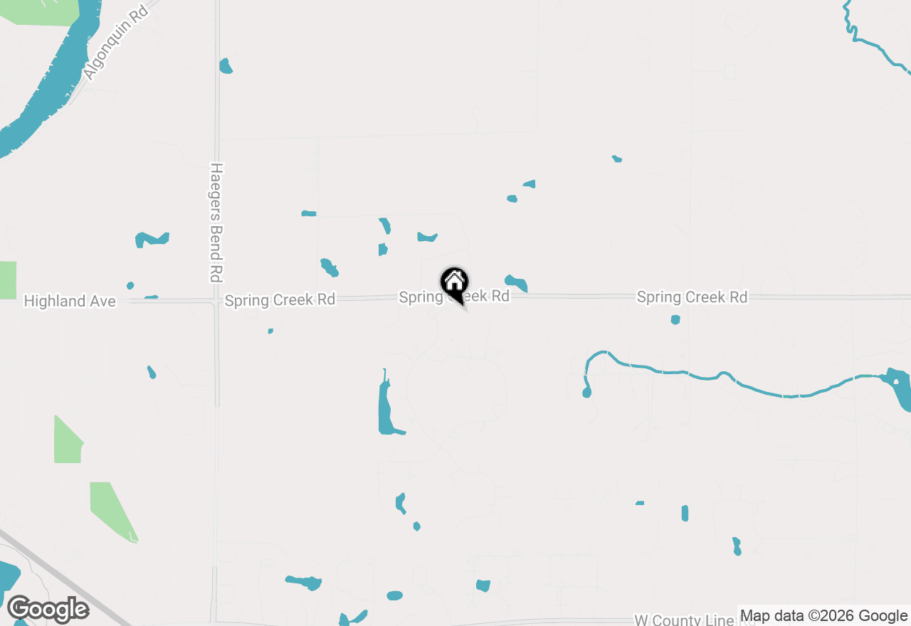 Map of 3 Spring Lane, Barrington Hills, IL 60010