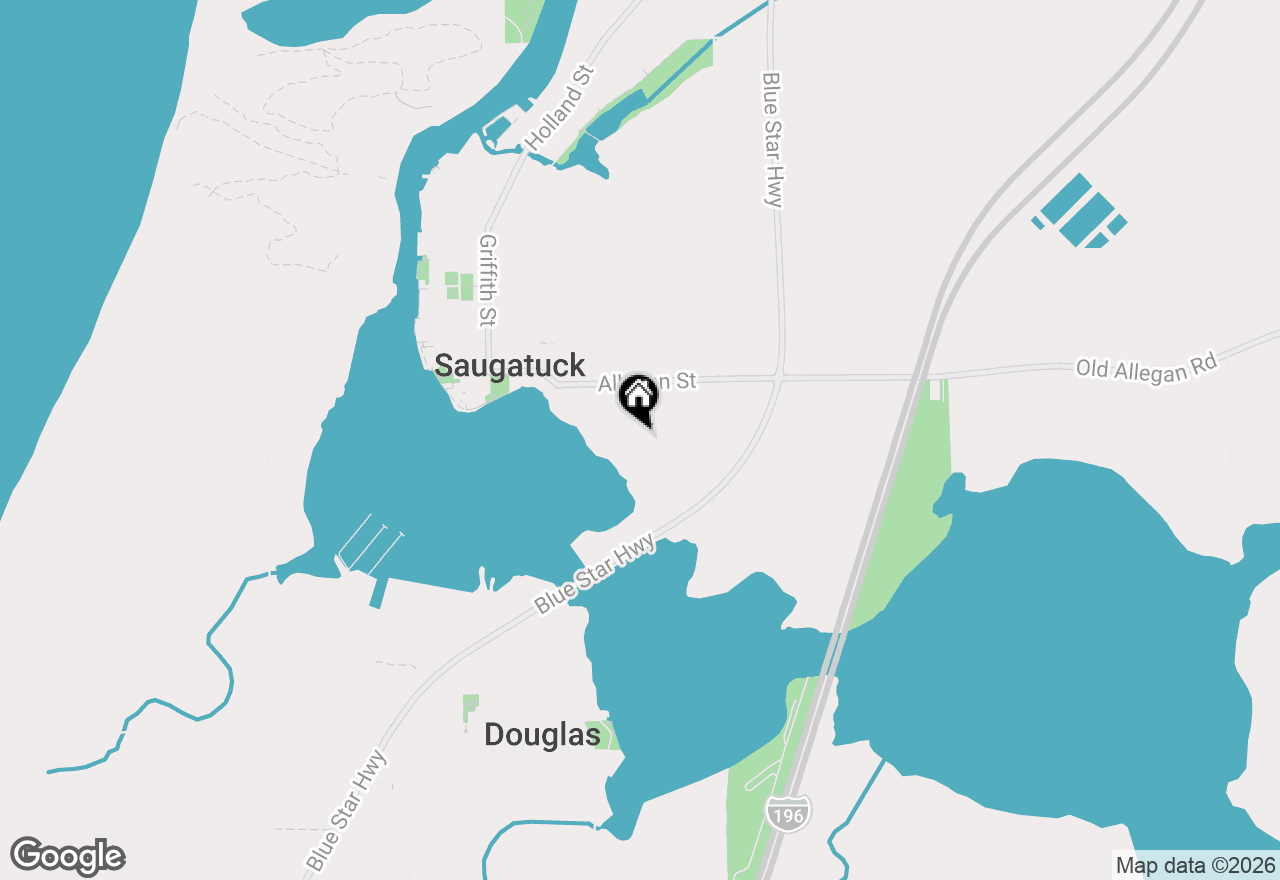 Map of 722 Lake Street, Saugatuck, MI 49453