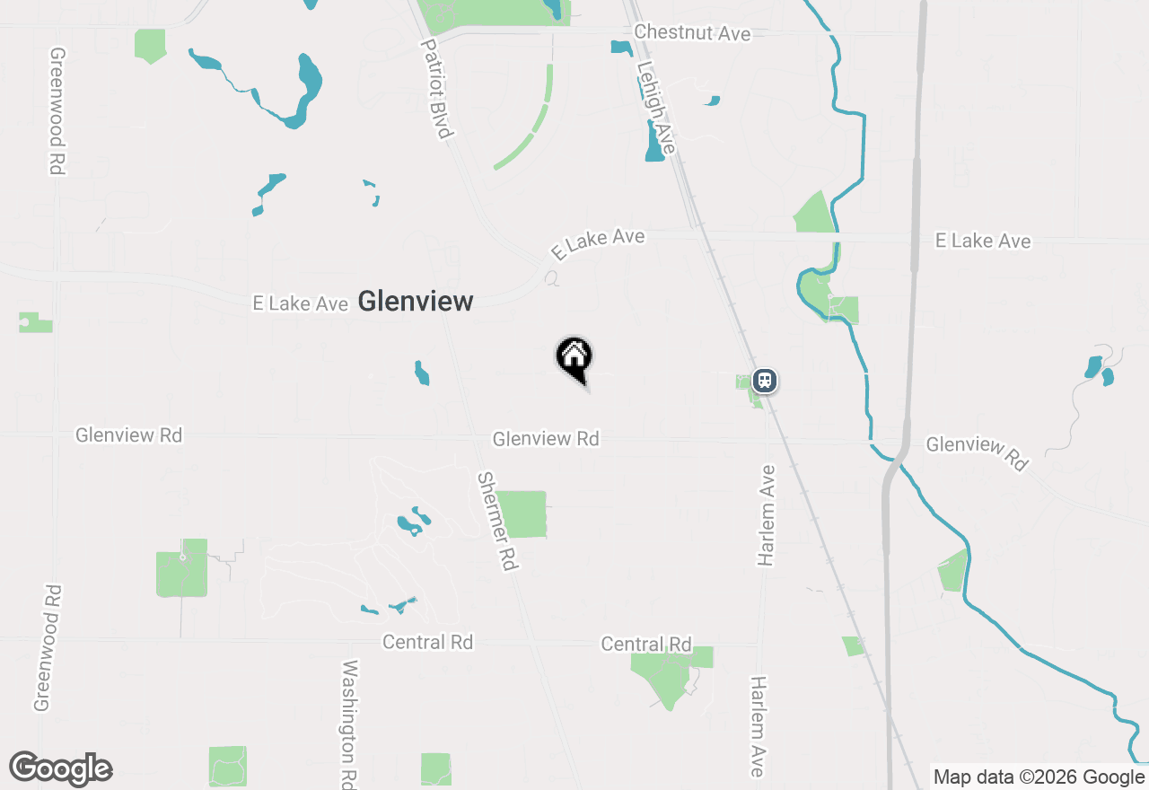 Map of 2238 Prairie Street, Glenview, IL 60025