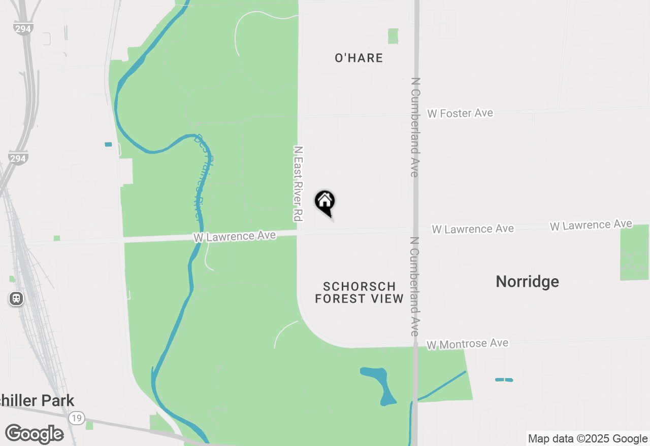 Map of 4812 N Knight Avenue, Norridge, IL 60706