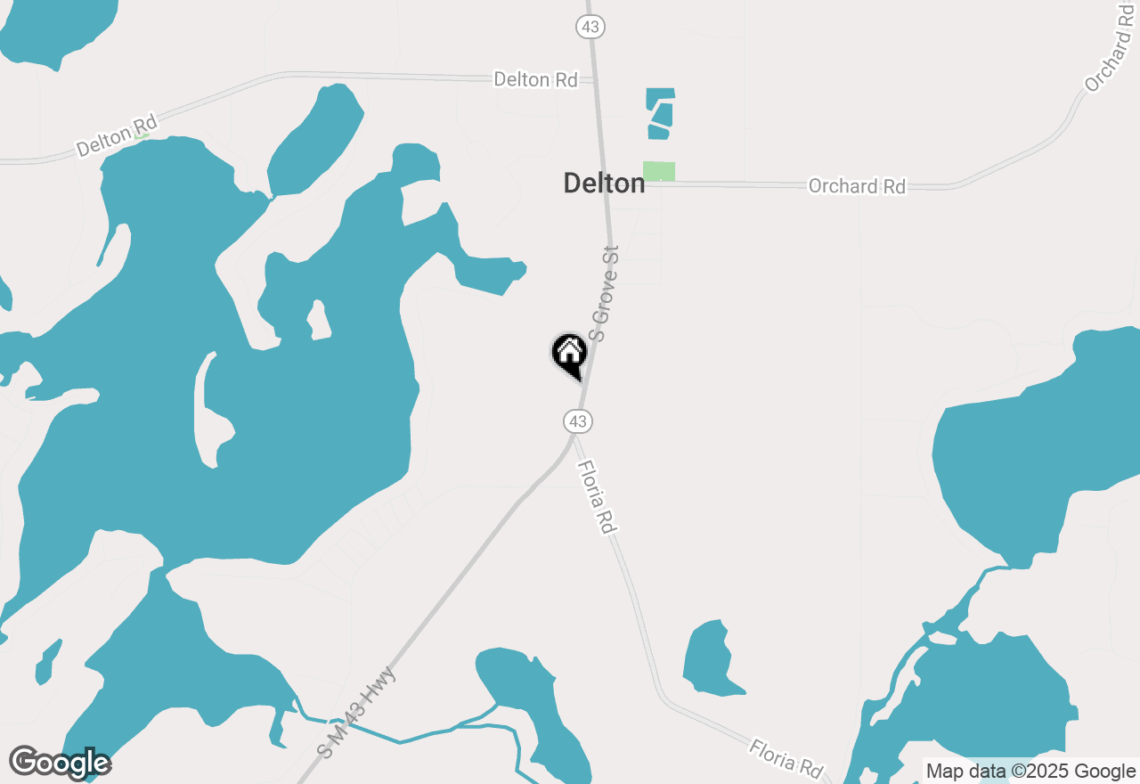 Map of 736 S Grove Street, Delton, MI 49046
