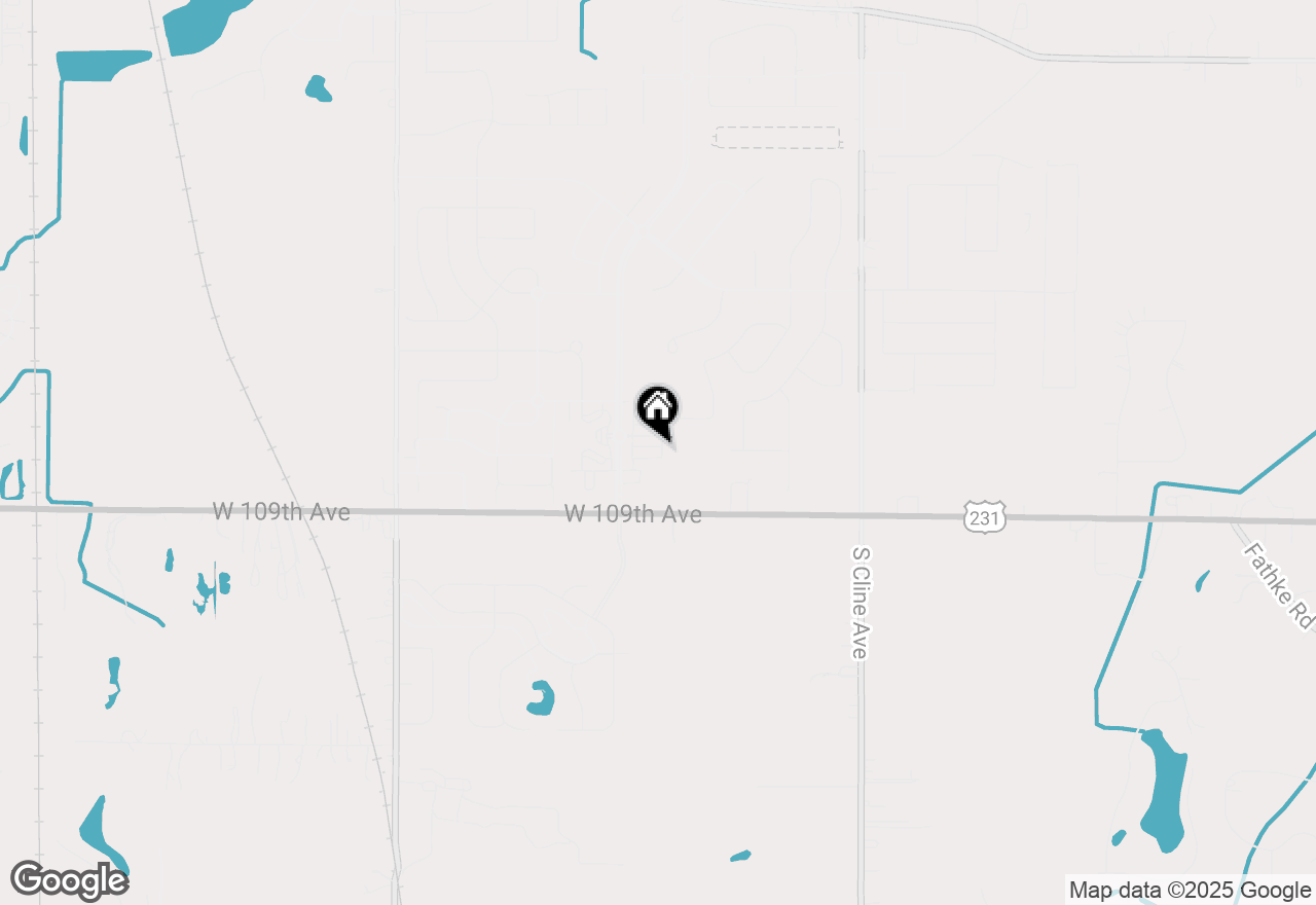 Map of 8746 Clover Lane, St. John, IN 46373