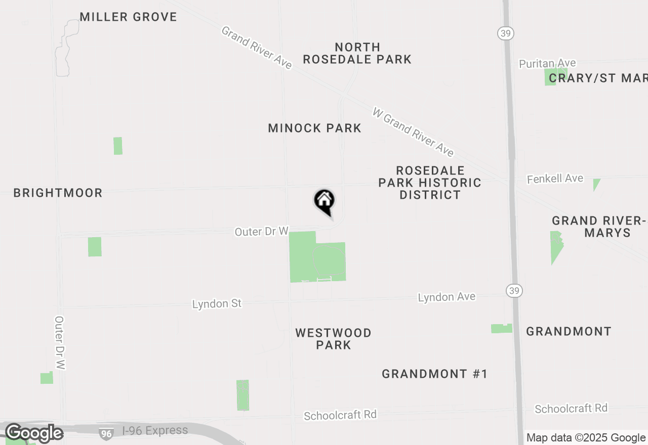 Map of 10310 W Outer Drive, Detroit, MI 48223