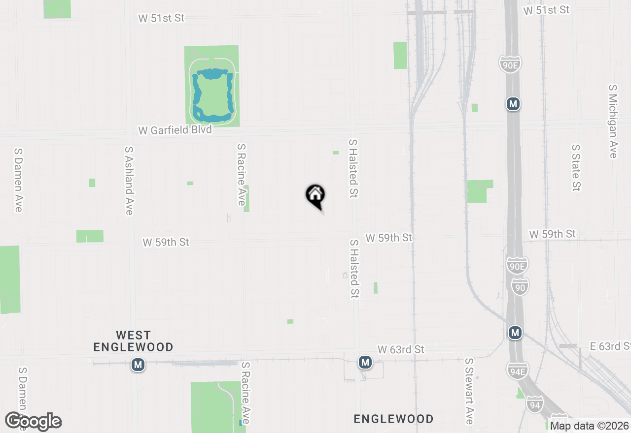 Map of 5809 S Sangamon Street, Chicago, IL 60621
