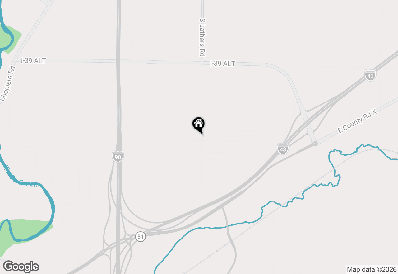 Map of 2450 S Lathers Road, Beloit, WI 53511