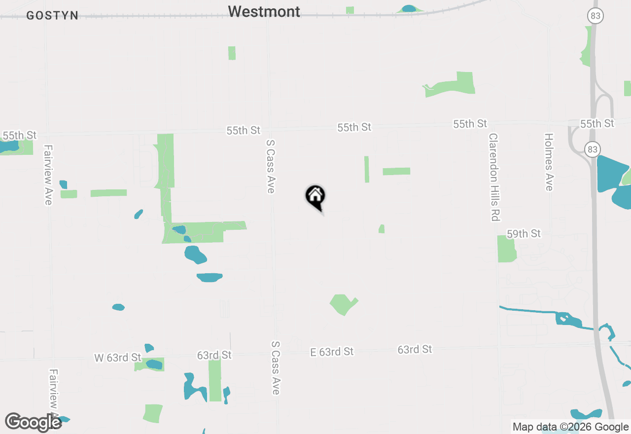 Map of 702 S Wilmette Avenue, Westmont, IL 60559