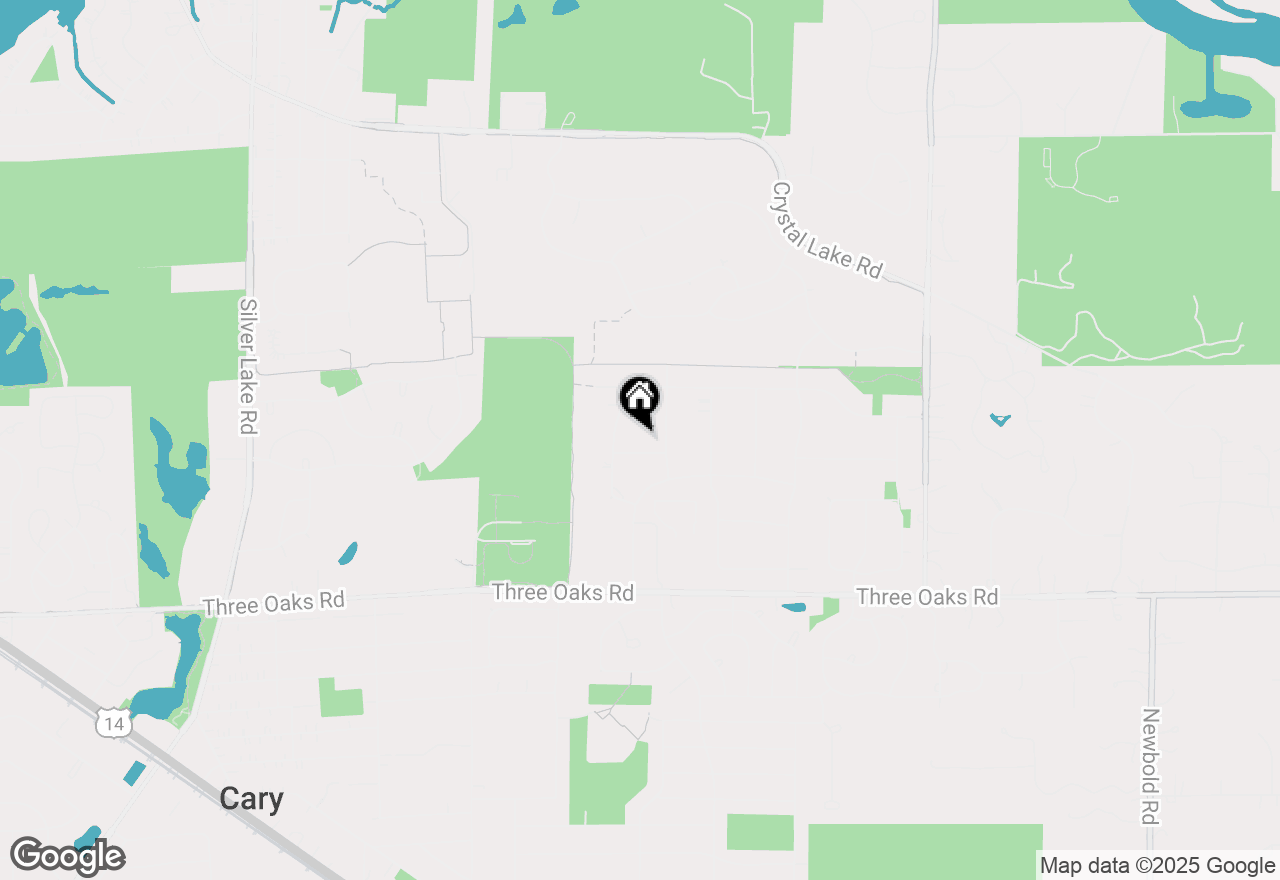 Map of 1712 Squirrel Trail, Cary, IL 60013