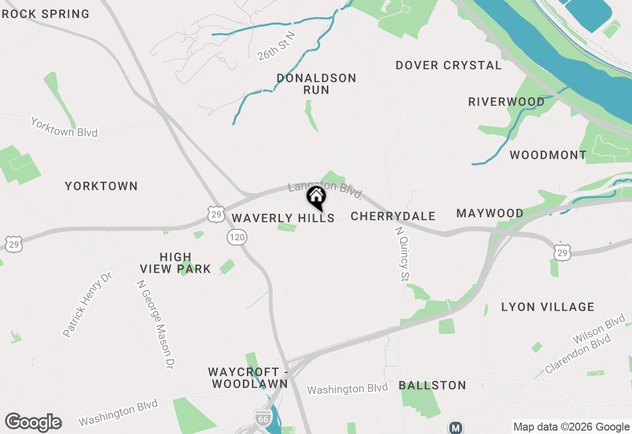 Map of 4356 Cherry Hill Road #304, Arlington, VA 22207