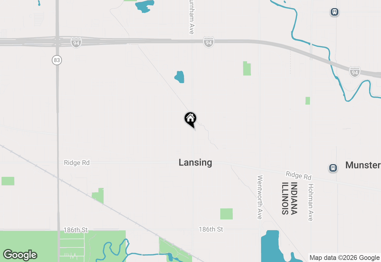 Map of 18010 Burnham Avenue, Lansing, IL 60438