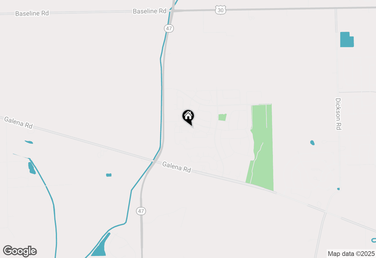 Map of 136 Bertram Drive #A, Yorkville, IL 60560