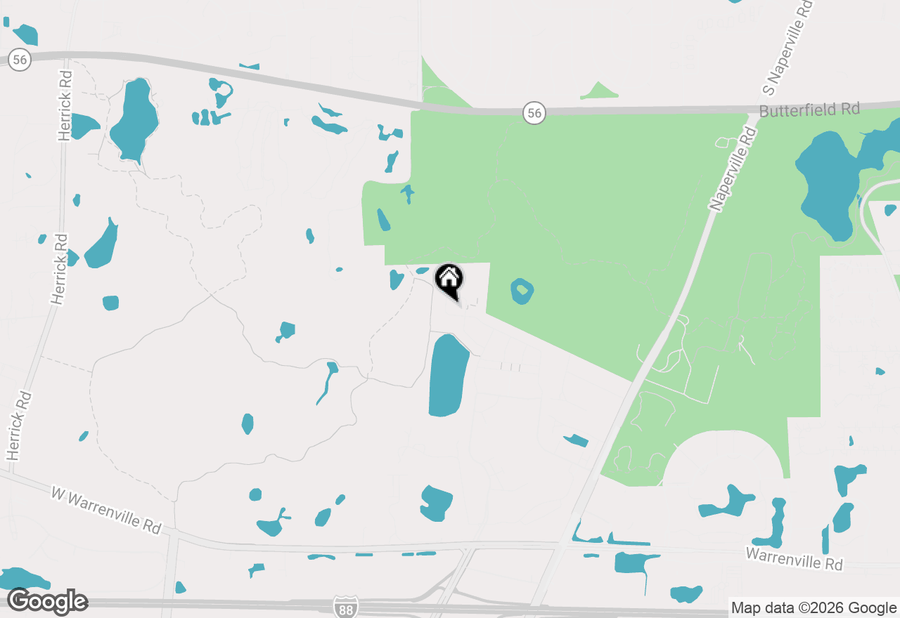 Map of 2552 Weatherbee Lane, Naperville, IL 60563