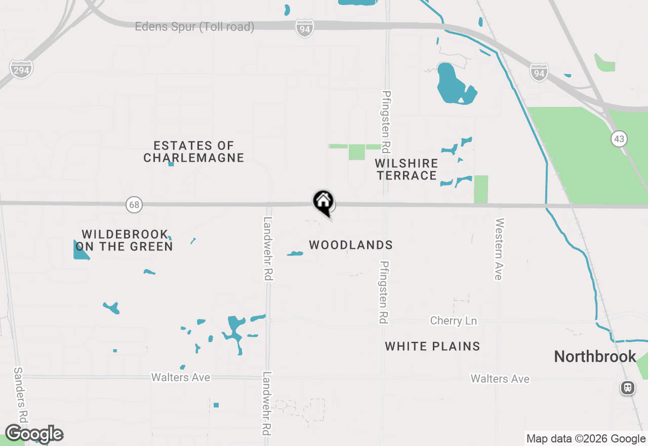 Map of 3030 Pheasant Creek Drive #307, Northbrook, IL 60062
