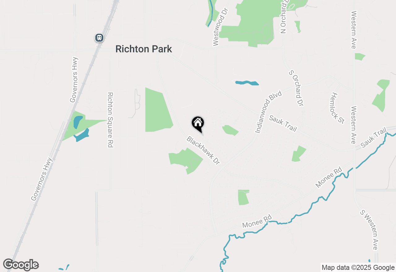 Map of 245 Miami Street, Park Forest, IL 60466