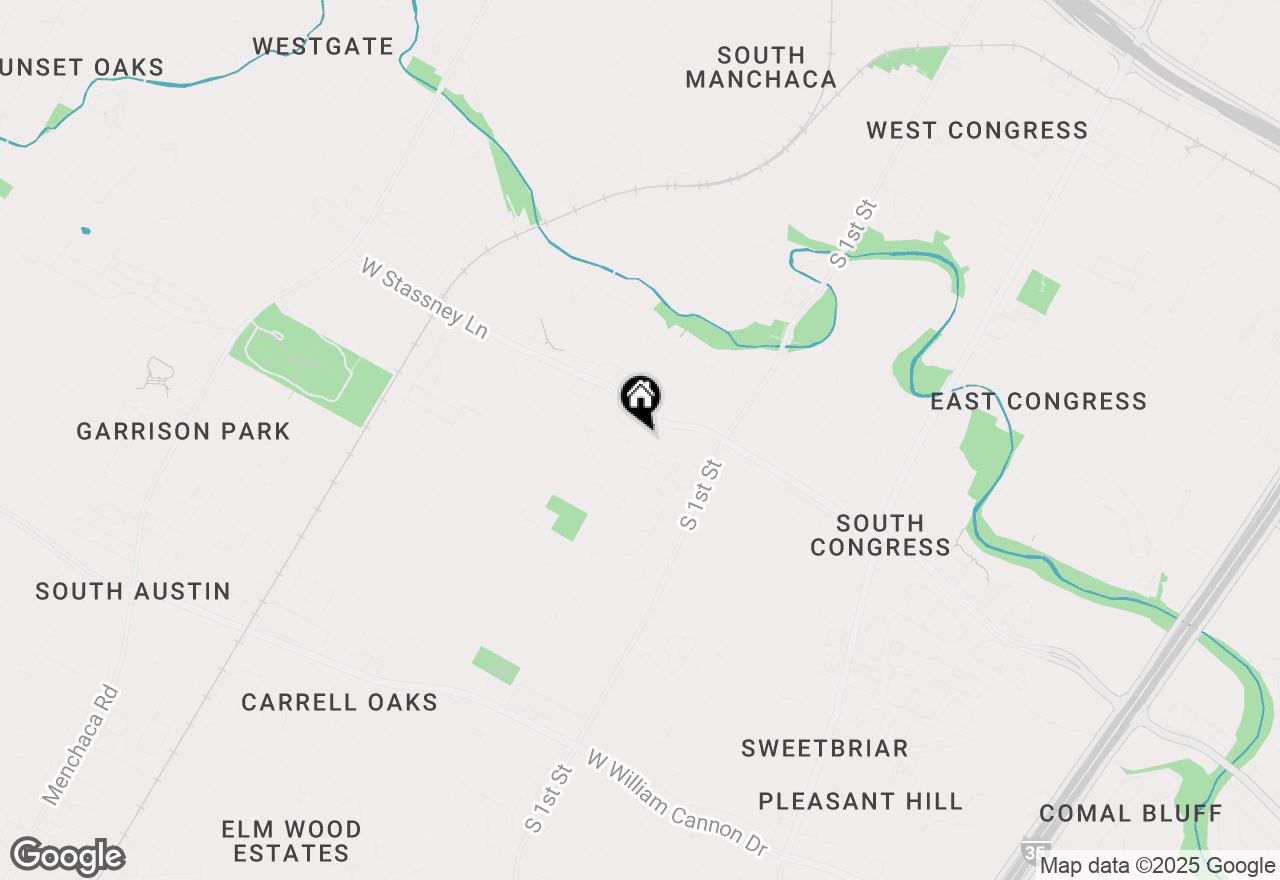 Map of 5701 Cougar Dr #D, Austin, TX 78745