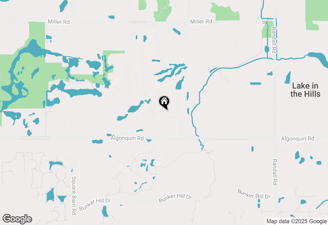 Map of 4 Greenbrier Court, Lake In The Hills, IL 60156