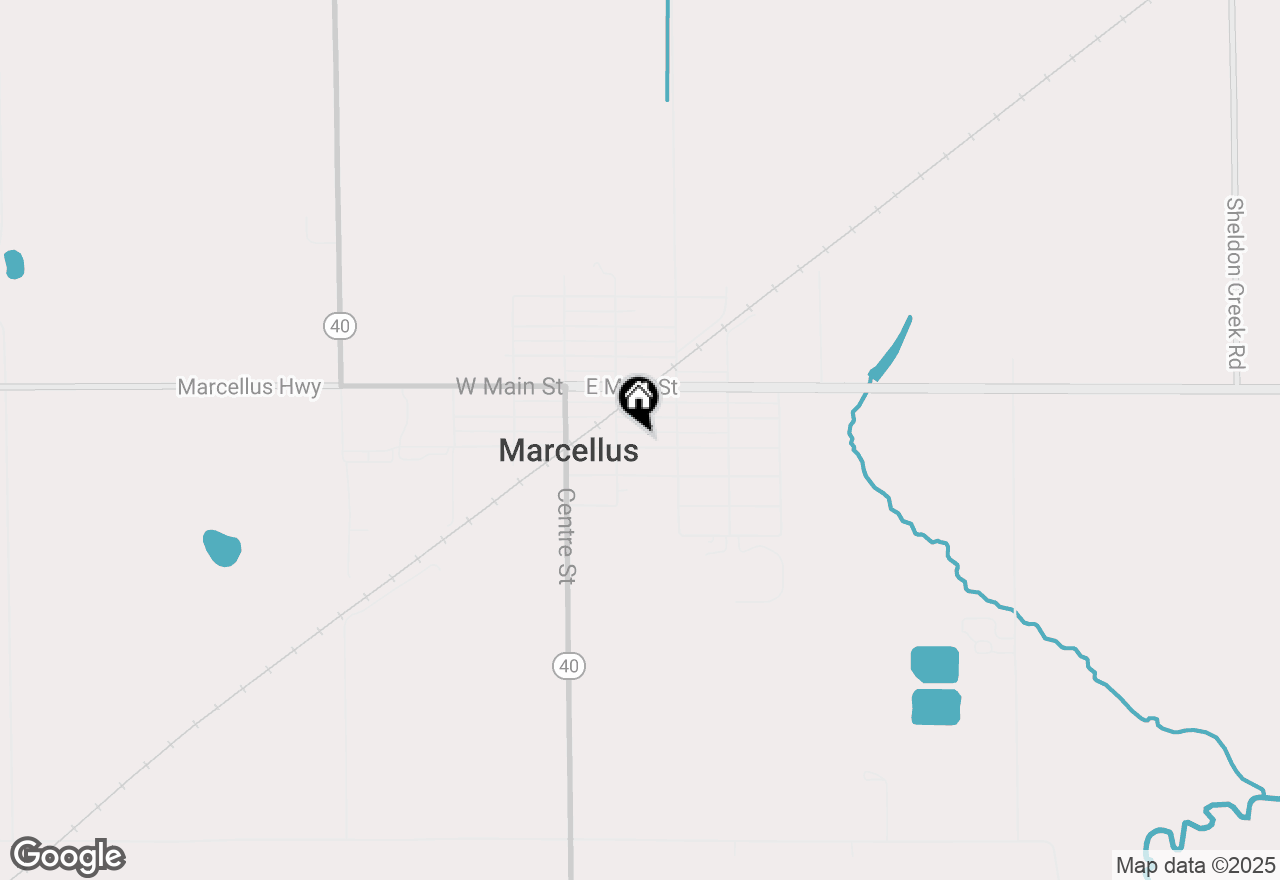 Map of 237 E Arbor Street, Marcellus, MI 49067