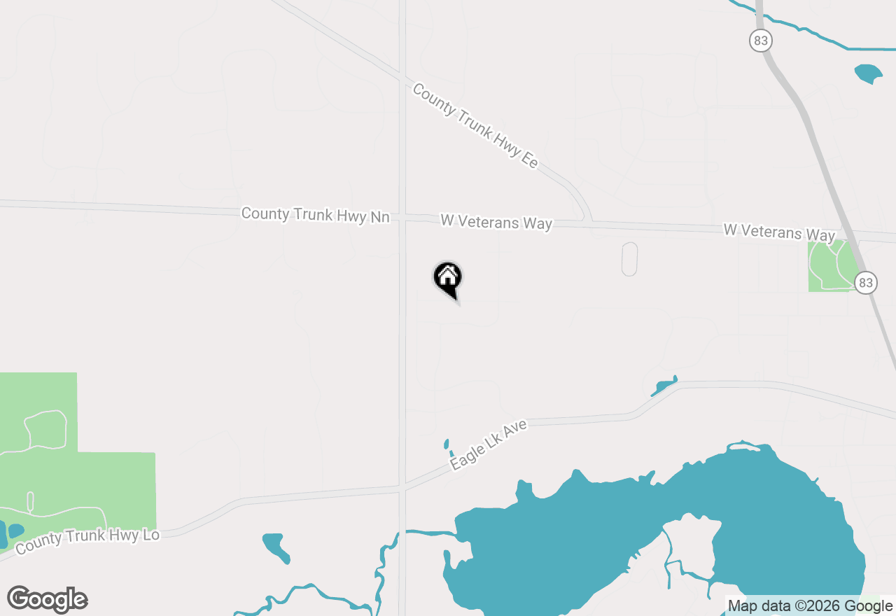 Map of 937 Medina Dr #LT15, Mukwonago, WI 53149