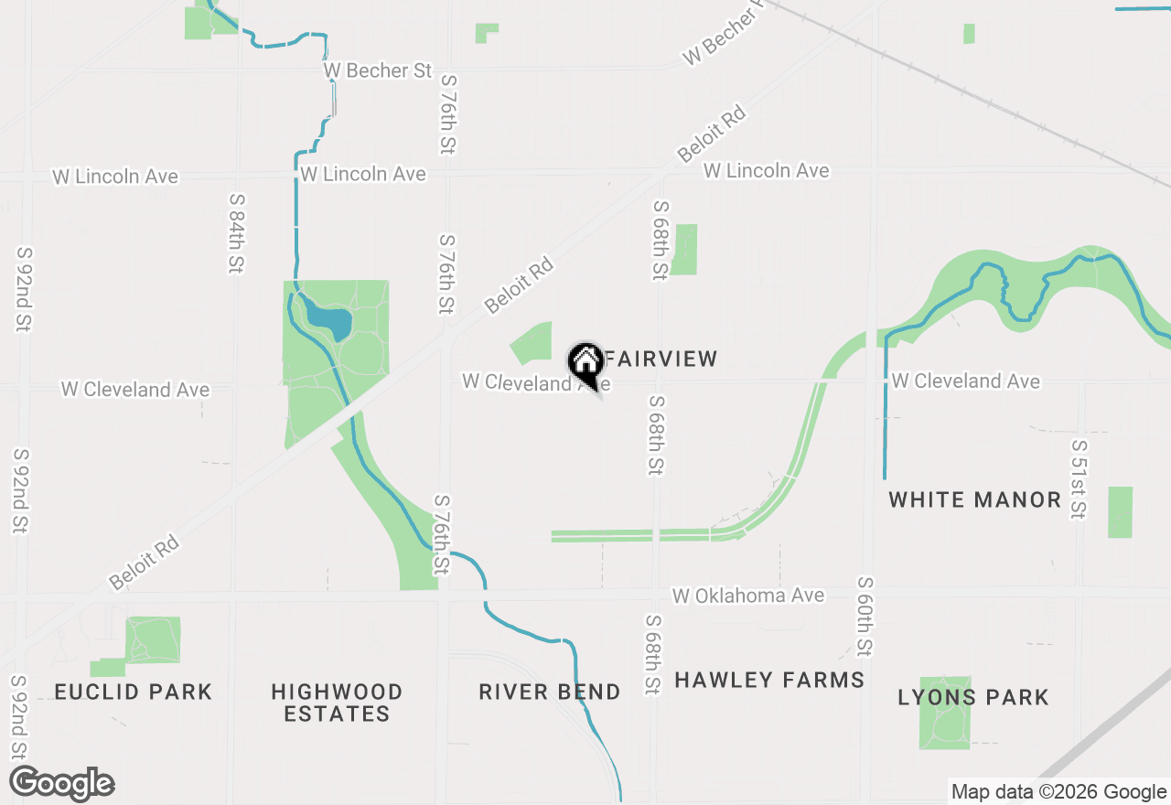 Map of 2728 S 71st St, Milwaukee, WI 53219