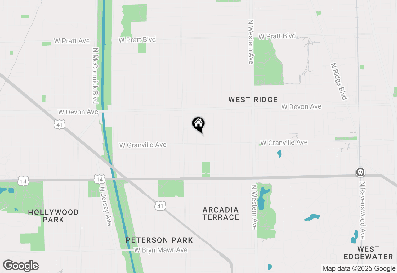 Map of 6224 N Washtenaw Avenue #2, Chicago, IL 60659