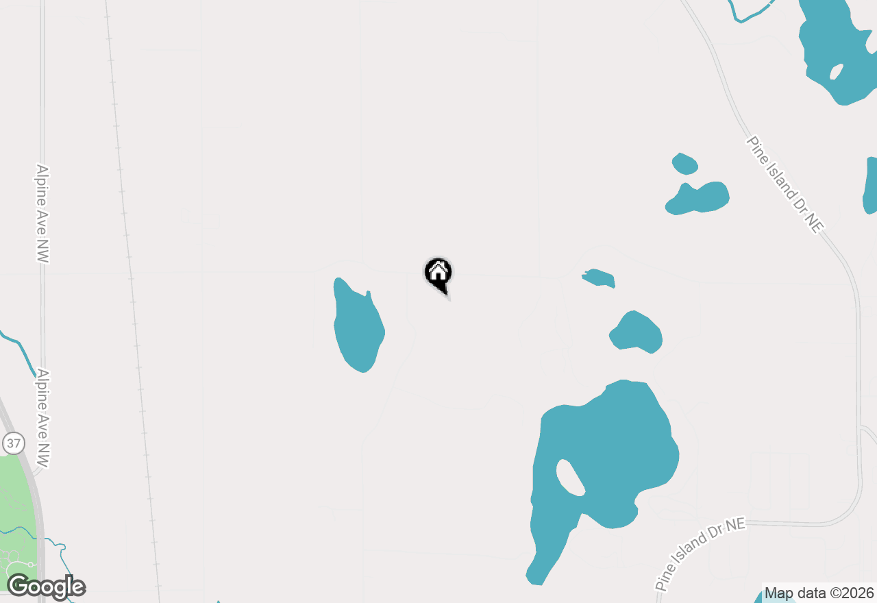 Map of 186 9 Mile Road Ne, Comstock Park, MI 49321