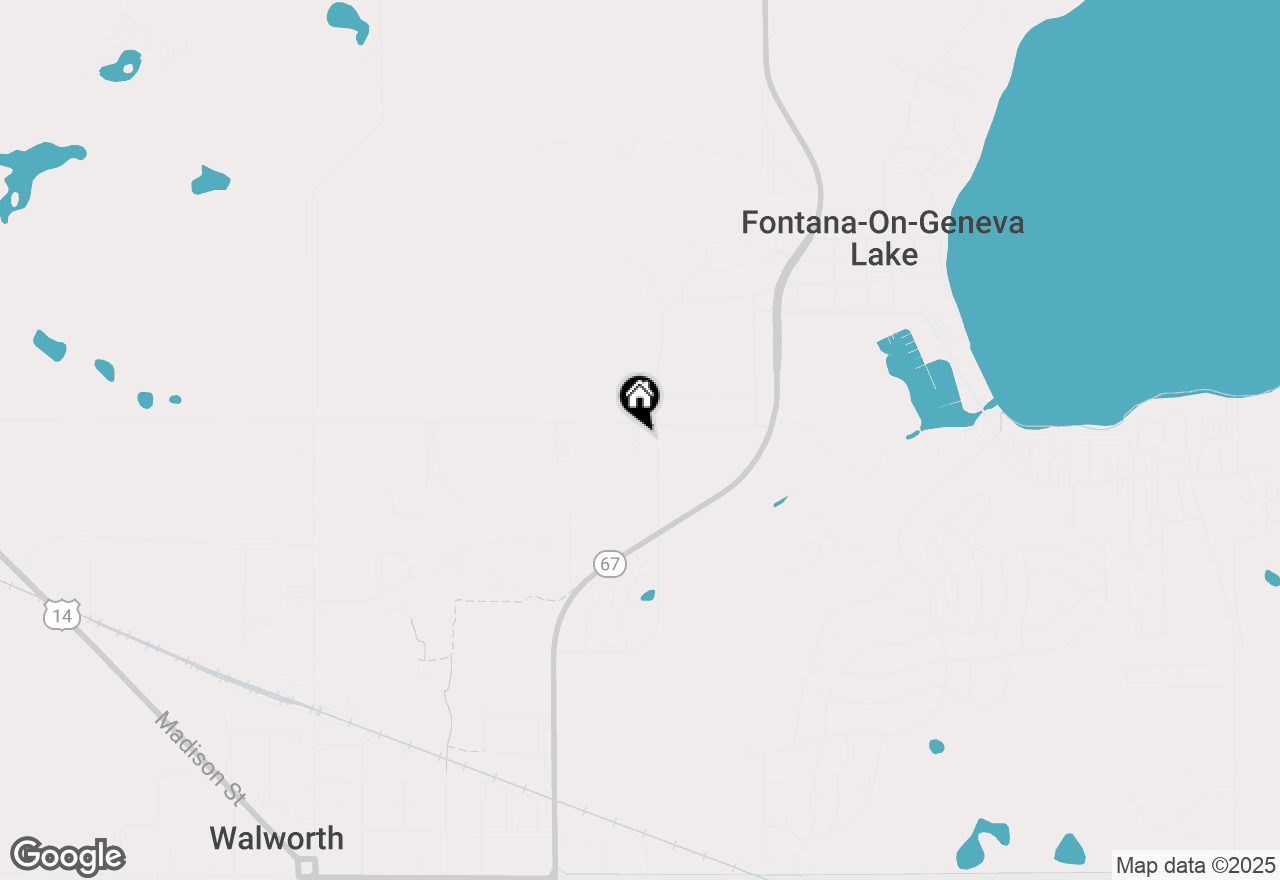 Map of 227 Dewey Ave #308, Fontana, WI 53125