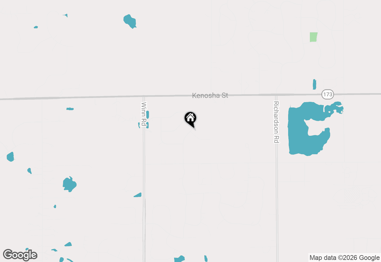 Map of 10303 Fox Bluff Lane, Spring Grove, IL 60081