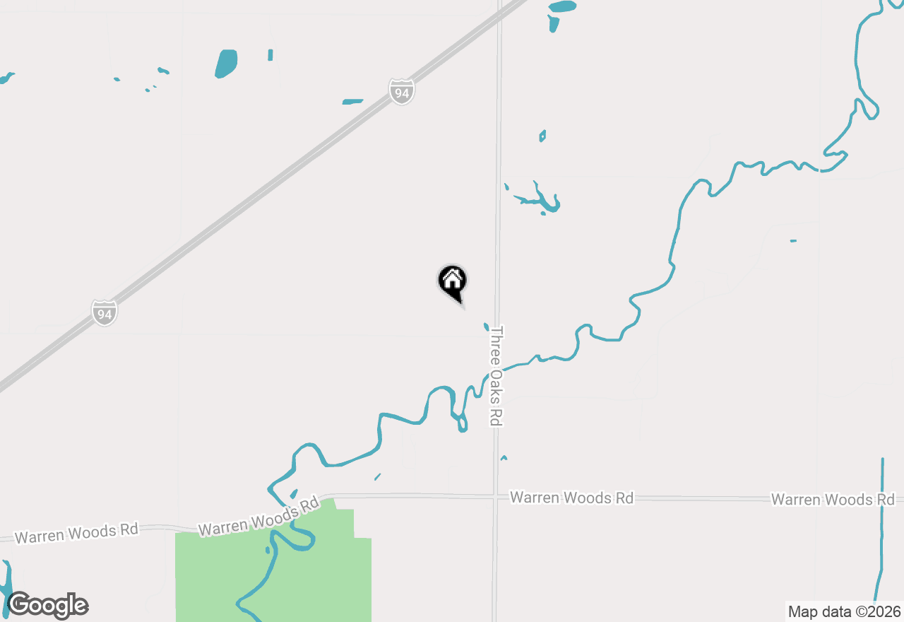 Map of 6629 W East Road #B, Three Oaks, MI 49128