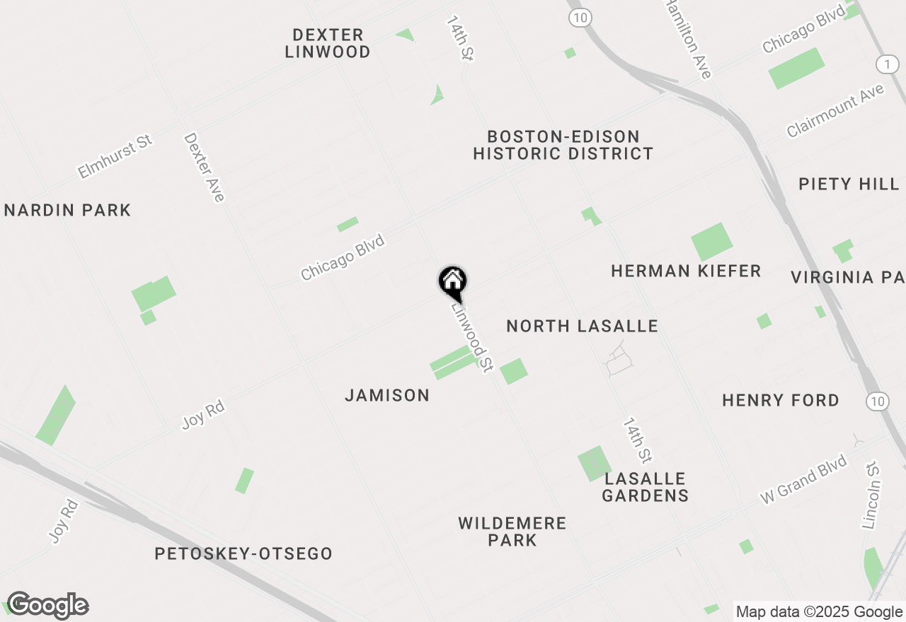 Map of 8991 Linwood, Detroit, MI 48206