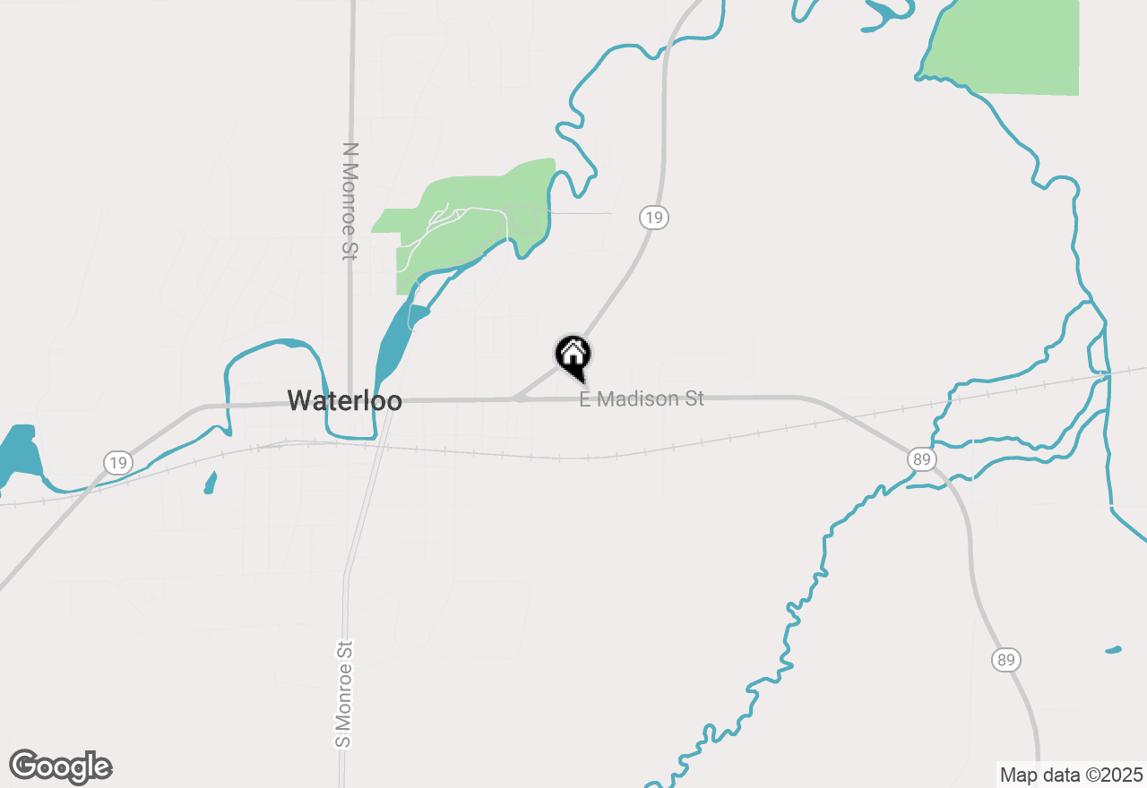 Map of 925 E Madison Street, Waterloo, WI 53594