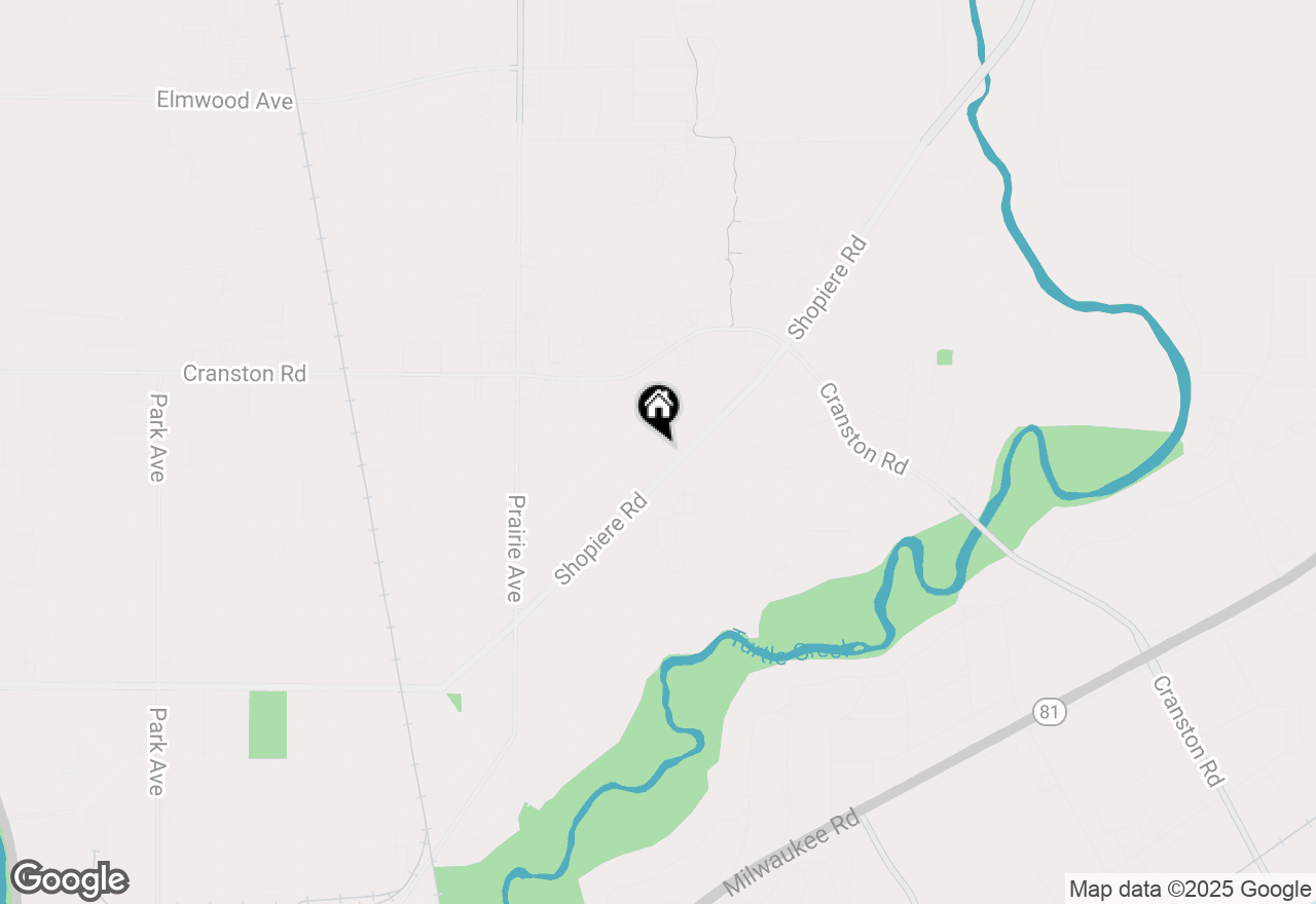 Map of 2166 E Bradley Street, Beloit, WI 53511