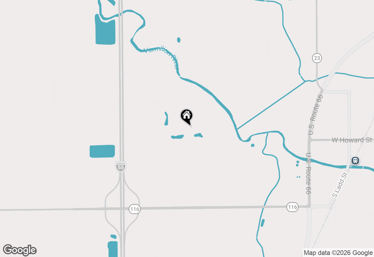 Map of 1810 Cardinal Court, Pontiac, IL 61764