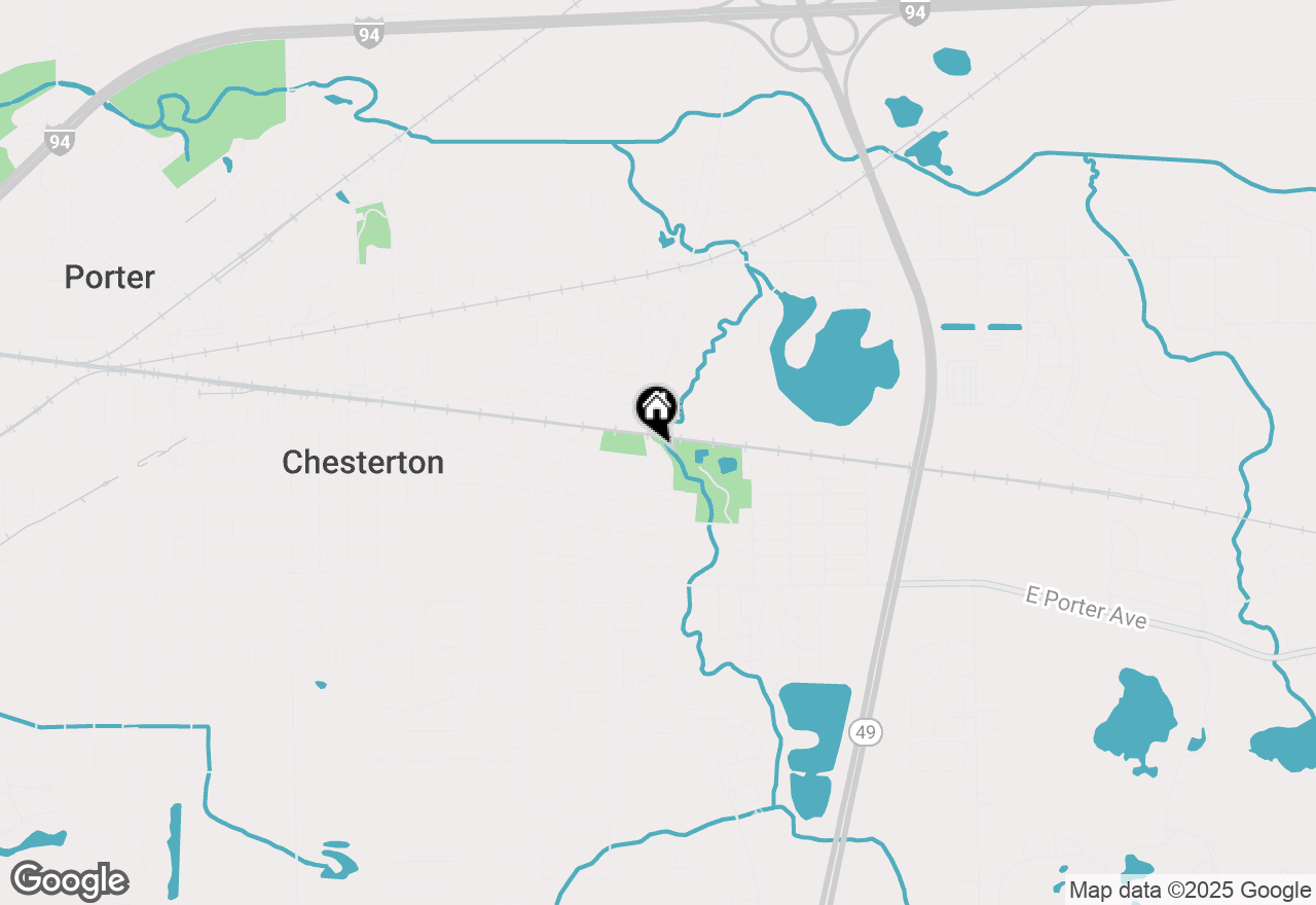 Map of 119 S Calumet Road, Chesterton, IN 46304