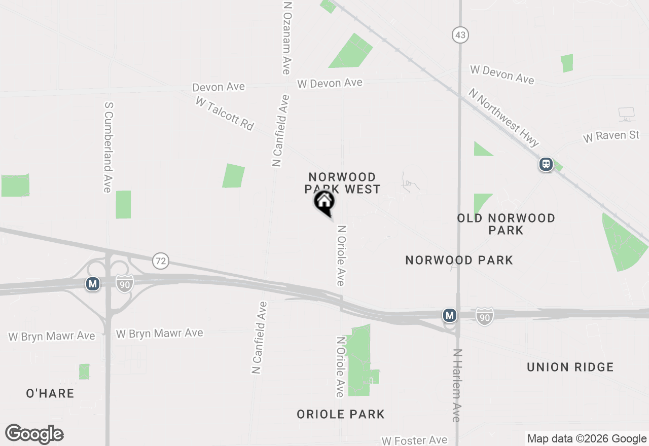 Map of 7636 W Rosedale Avenue, Chicago, IL 60631