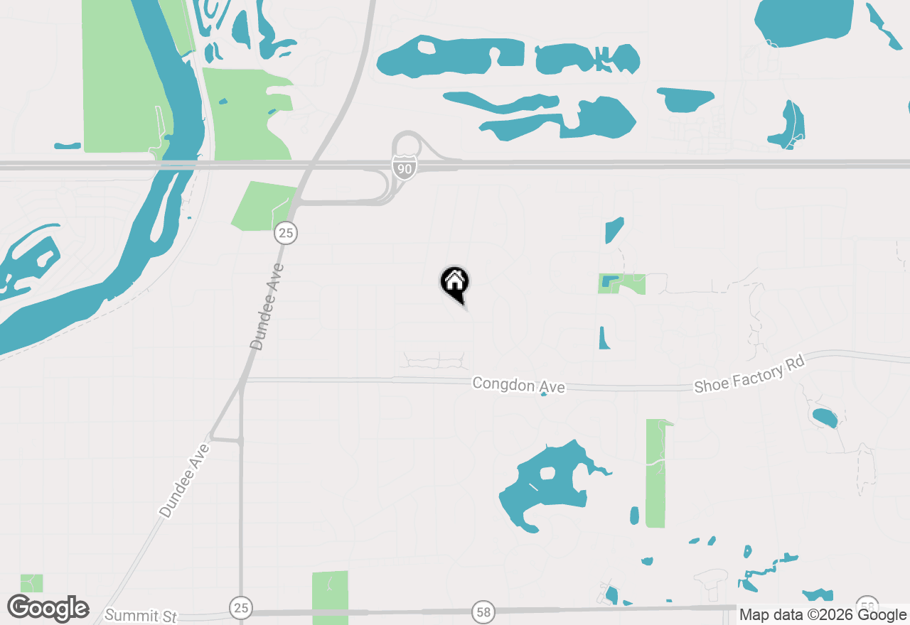 Map of 1193 Algonquin Drive, Elgin, IL 60120