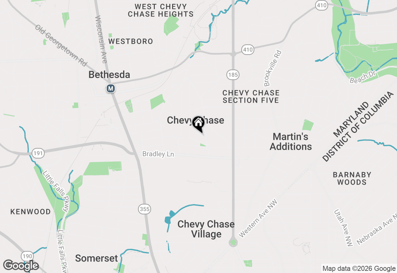 Map of 7008 Beechwood Drive, Chevy Chase, MD 20815