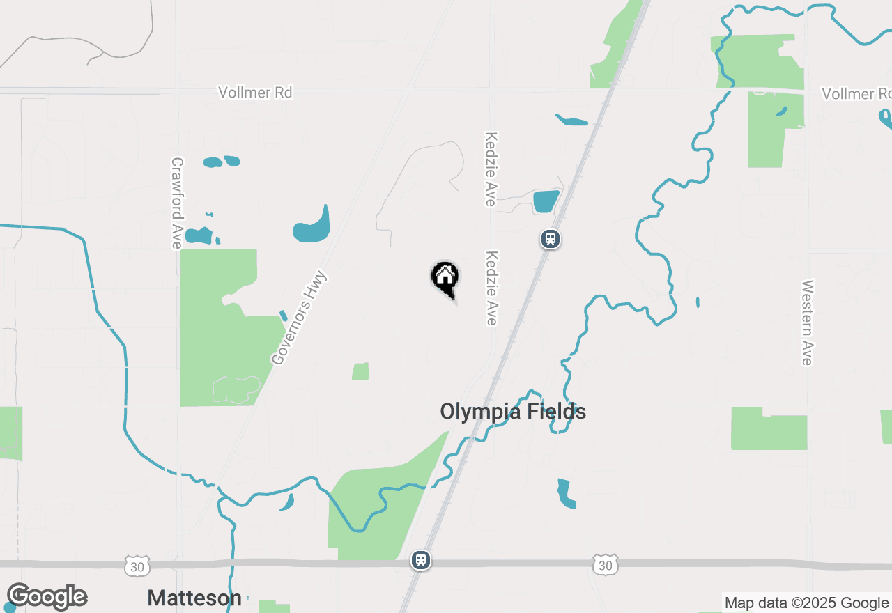 Map of 20418 Fairfield Avenue, Olympia Fields, IL 60461