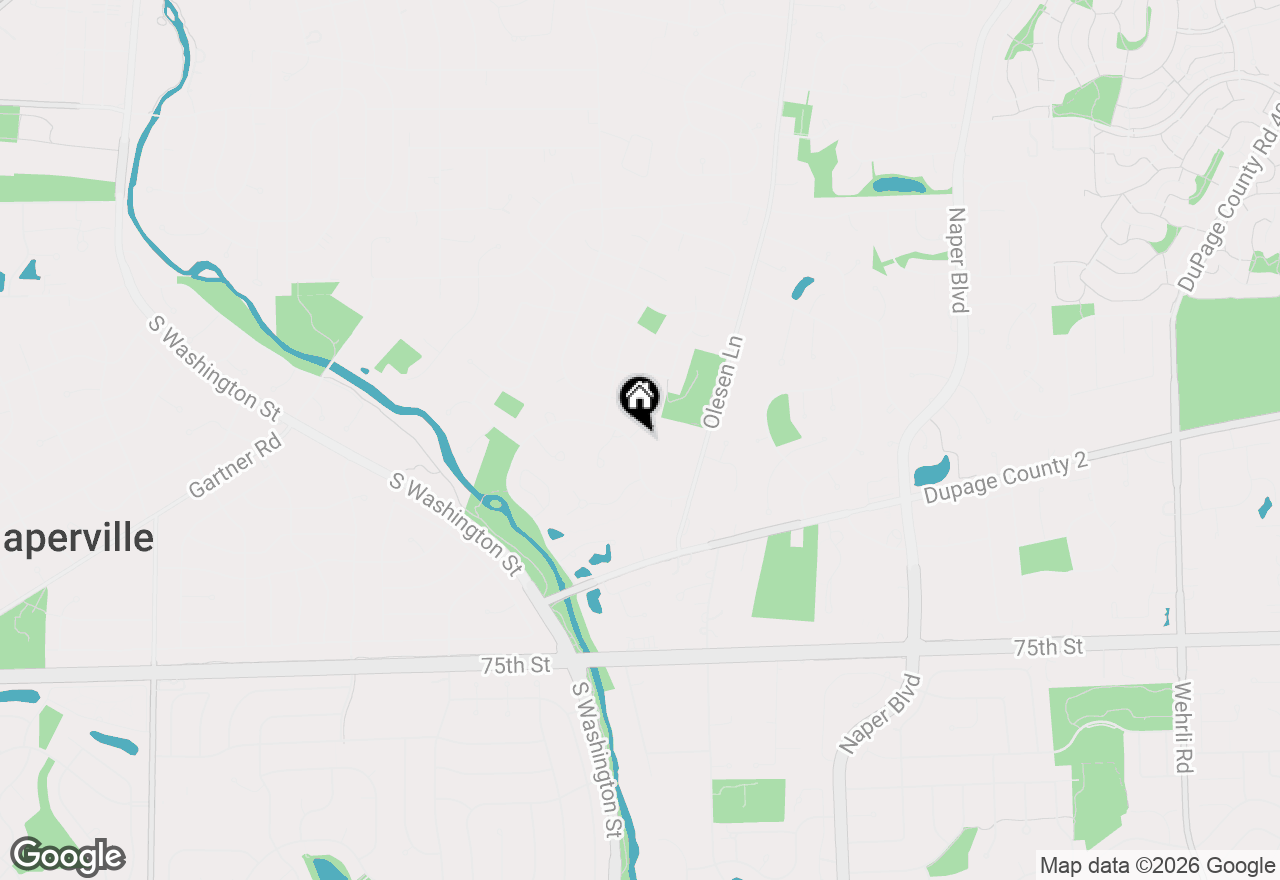 Map of 1159 Hobson Mill Drive, Naperville, IL 60540