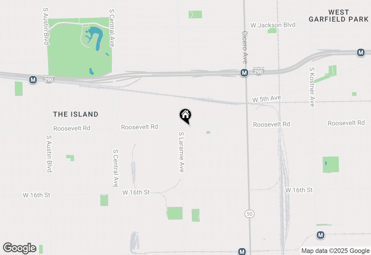 Map of 5147 W Roosevelt Road, Cicero, IL 60804