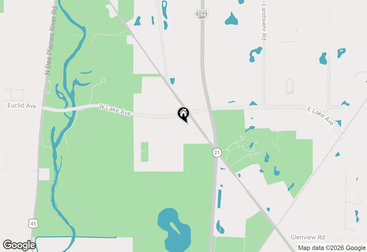 Map of 4549 E Larch Avenue, Glenview, IL 60025