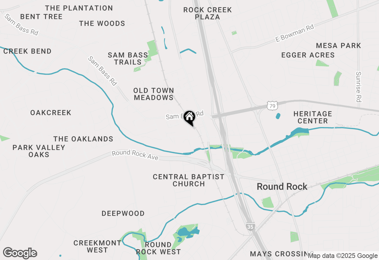 Map of 909 Wonder St, Round Rock, TX 78681