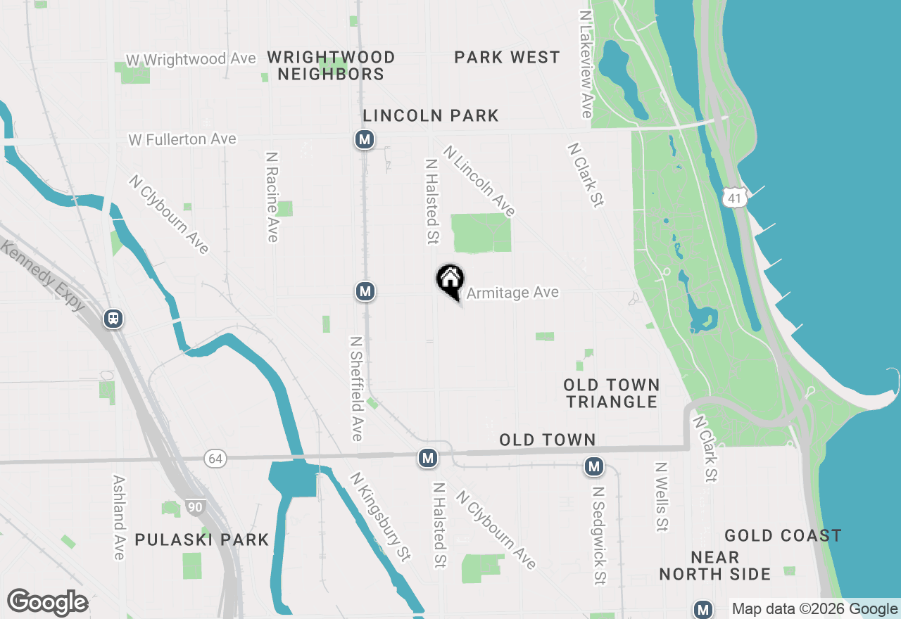 Map of 1950 N Burling Street, Chicago, IL 60614