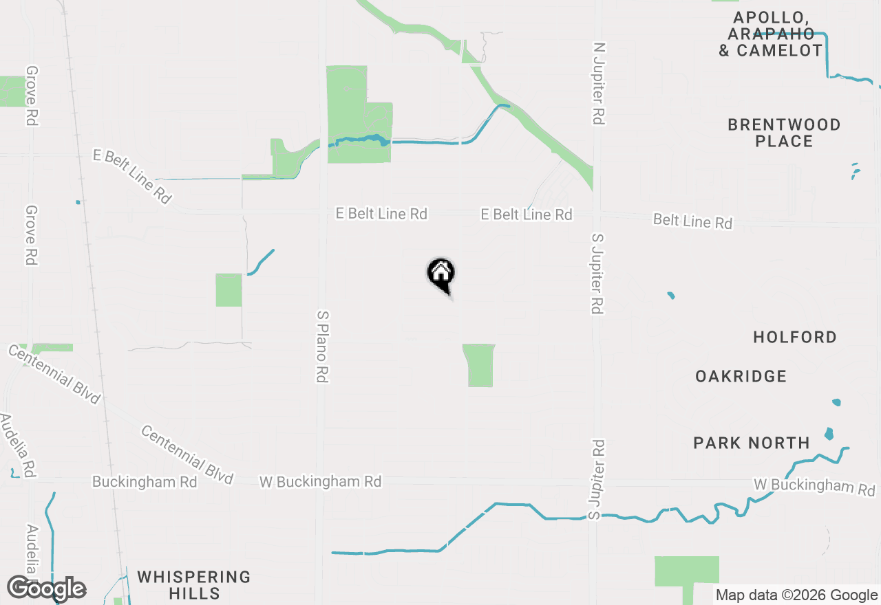 Map of 1705 Morningstar Trail, Richardson, TX 75081