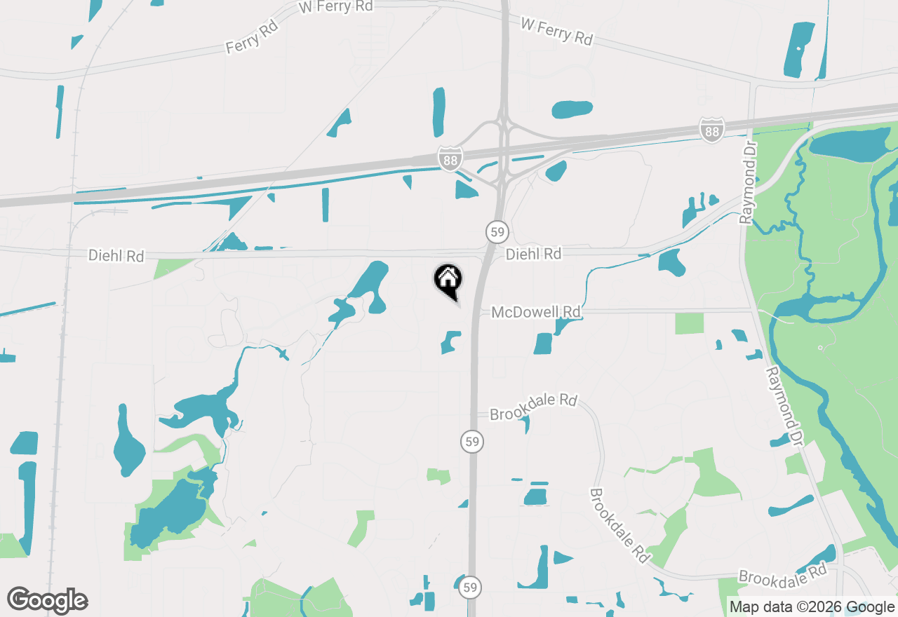 Map of 5S066 Pebblewood Lane #B12, Naperville, IL 60563